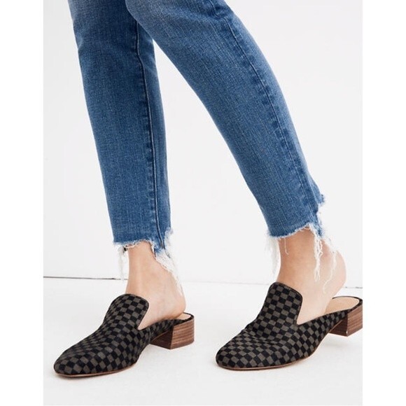 Madewell 9" High-Rise Destructed-Hem Skinny Crop Jean Size 26 - Picture 4 of 16